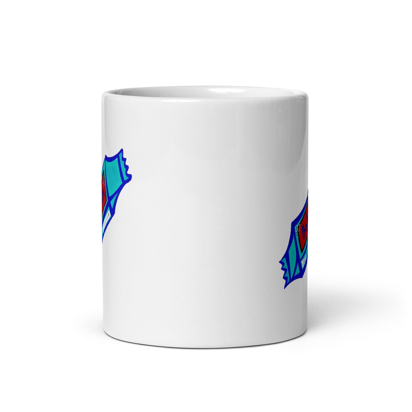 DJ BABY RUTH White glossy mug