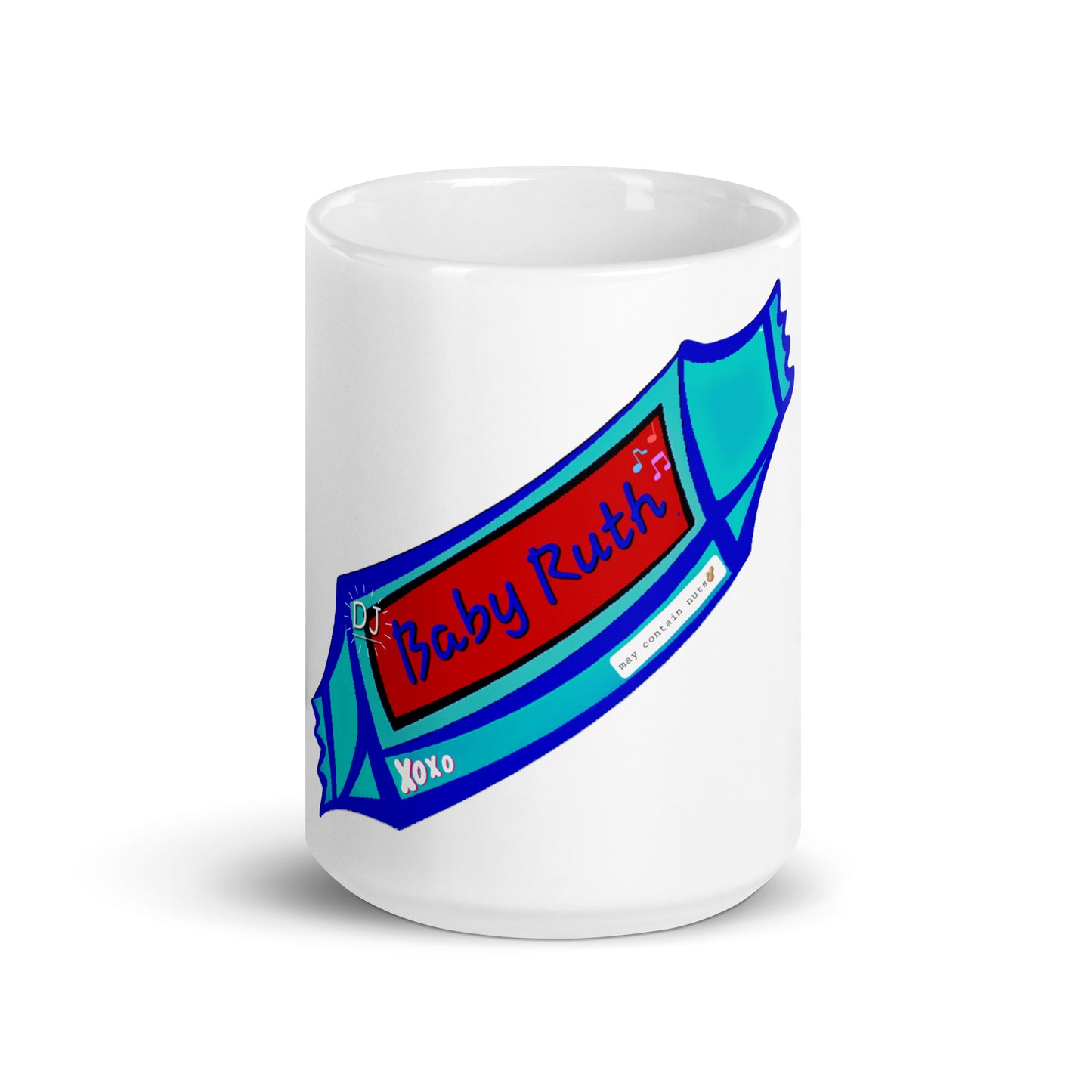 DJ BABY RUTH White glossy mug