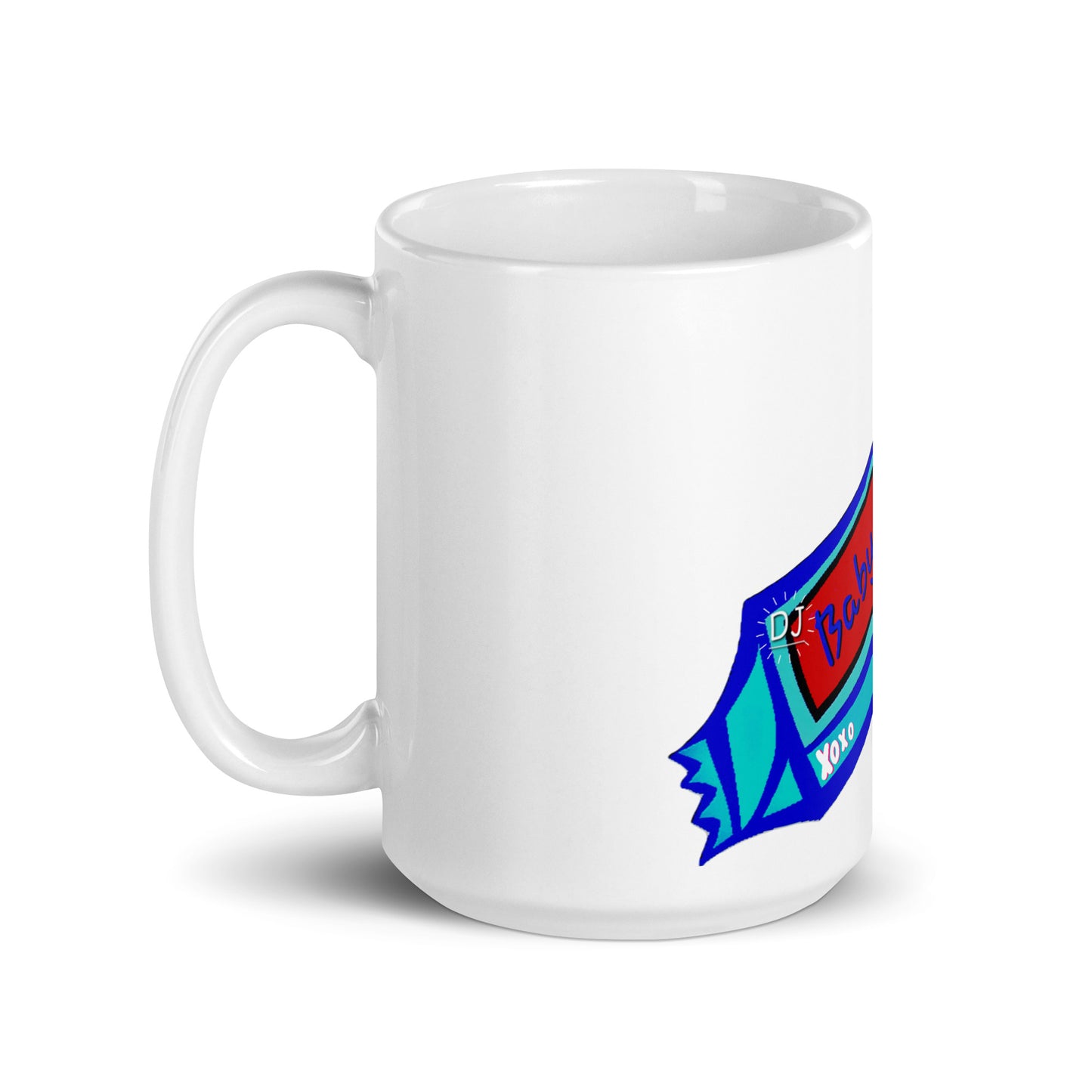 DJ BABY RUTH White glossy mug