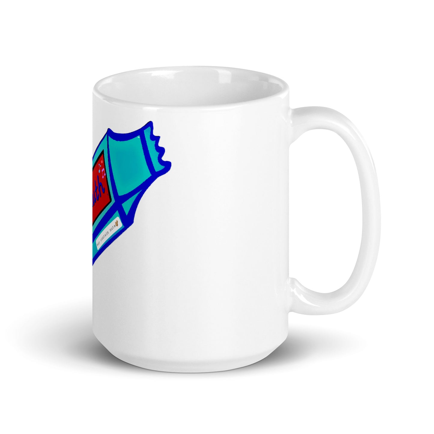 DJ BABY RUTH White glossy mug