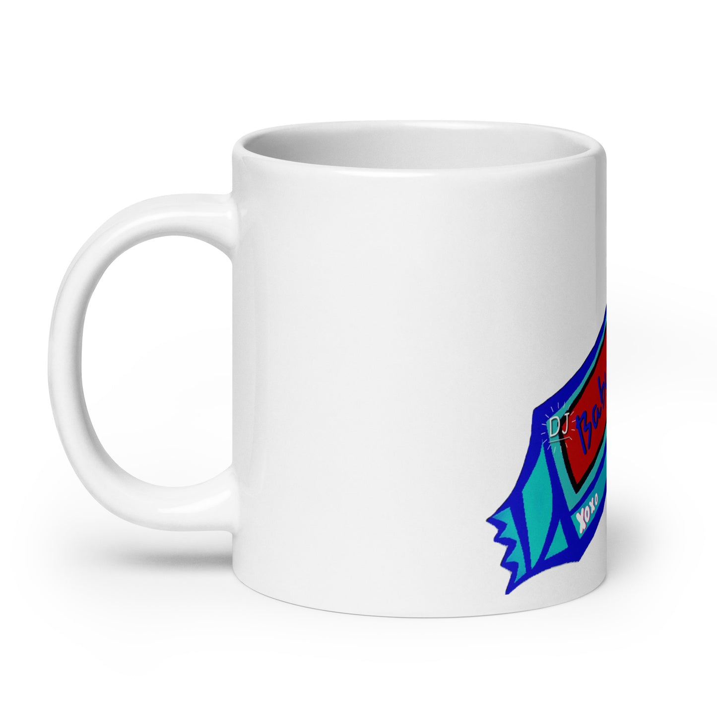 DJ BABY RUTH White glossy mug