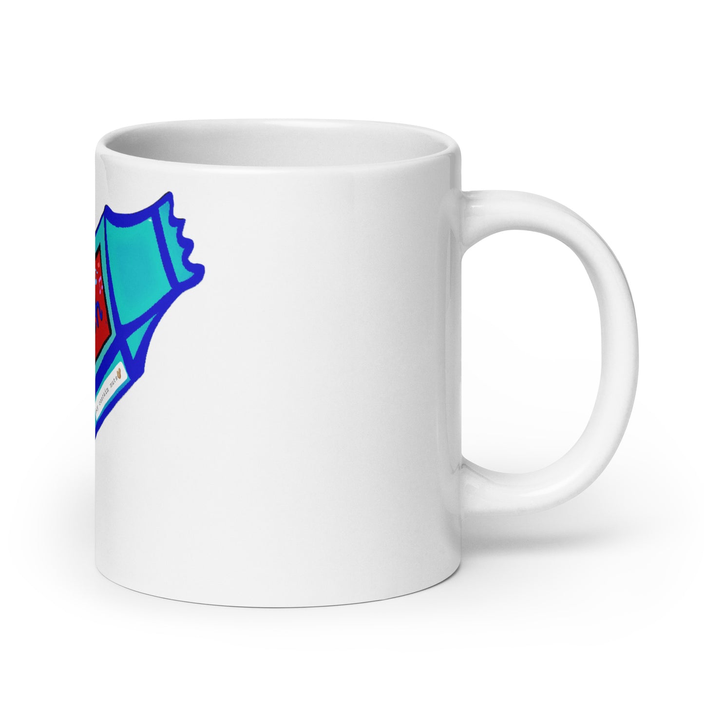 DJ BABY RUTH White glossy mug