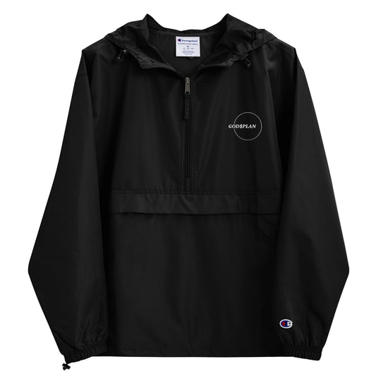 GOD$PLAN Embroidered Champion Packable Jacket