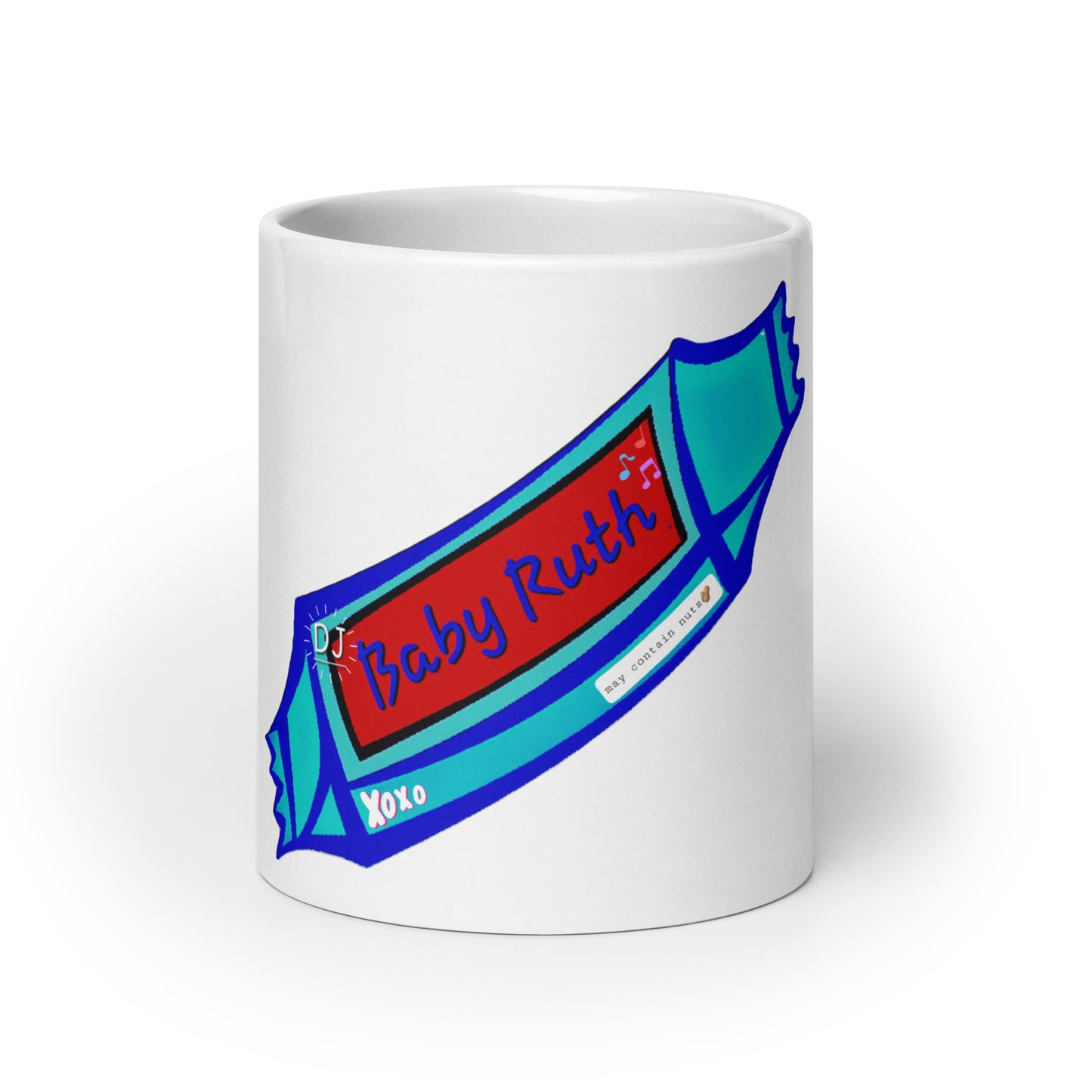 DJ BABY RUTH White glossy mug