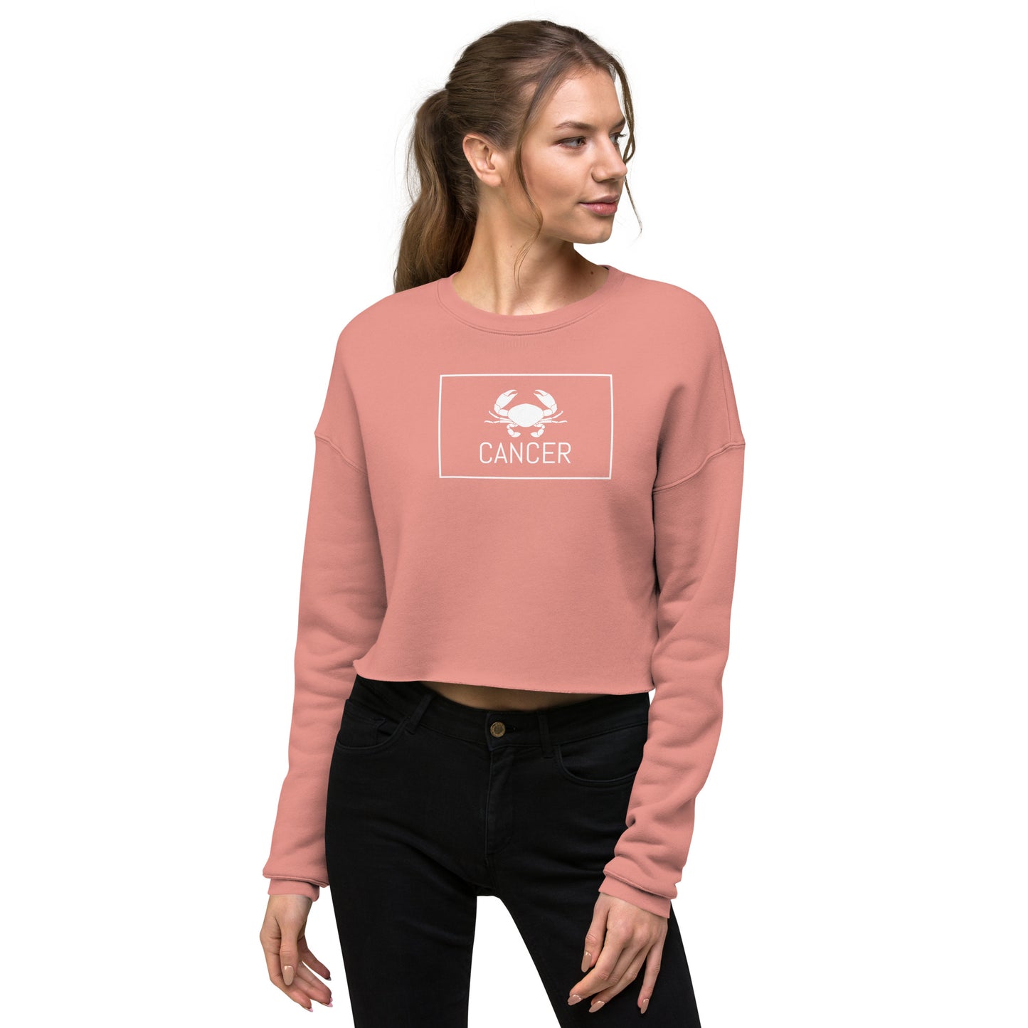 CANCER Crop Sweatshirt