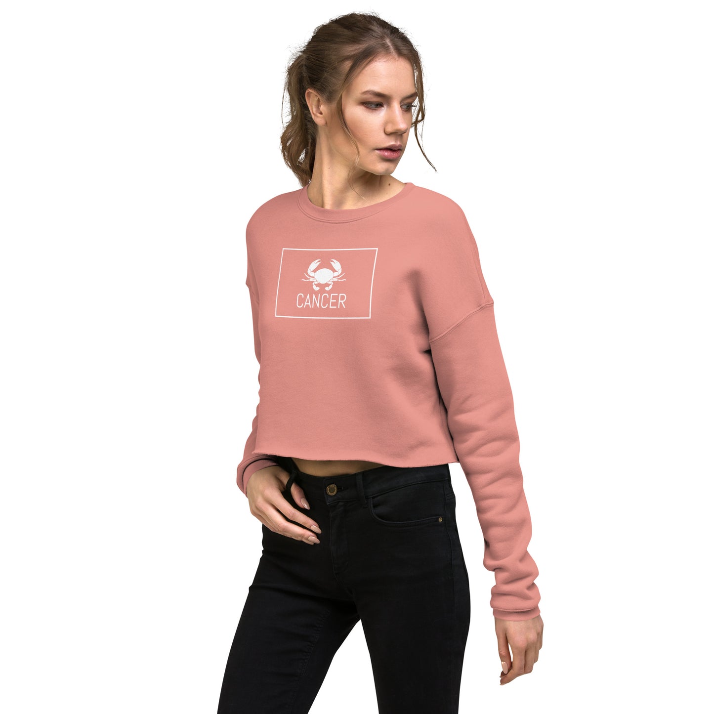 CANCER Crop Sweatshirt